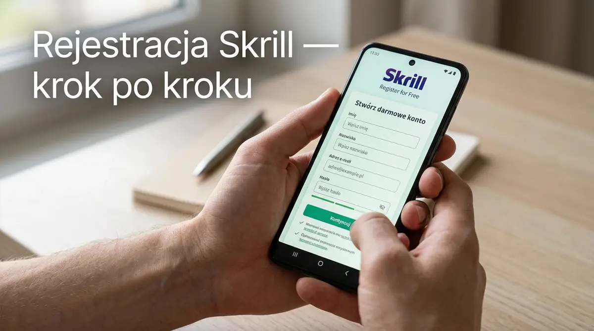 Rejestracja konta Skrill krok po kroku dla graczy bukmacherskich w Polsce